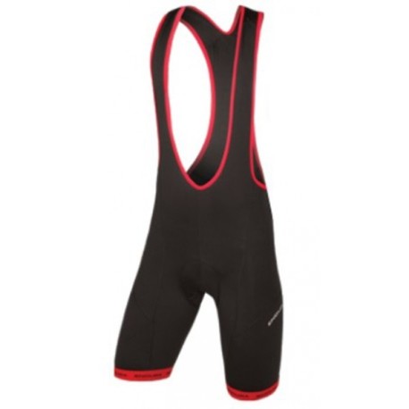 Culote Endura corto con tirantes Xtract Gel rojo